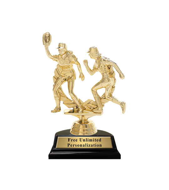 Standard Softball Action Trophy
