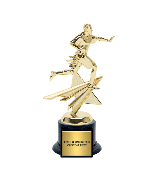 Shining Star Flag Football Trophy