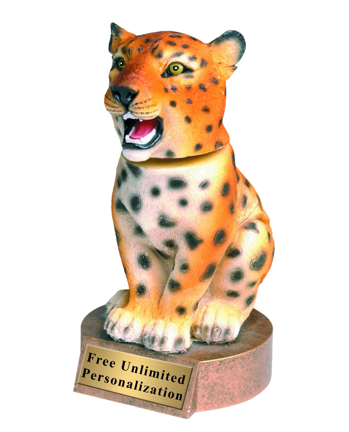 Jaguar Bobblehead Mascot Trophy, image size:1200x1484