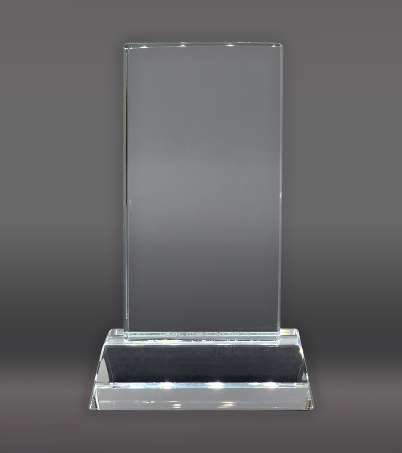 Standing Optical Crystal Front