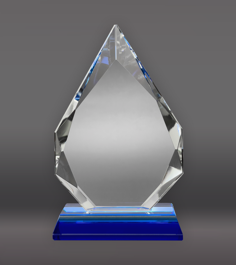 Arrowhead Crystal with Blue Base Success Rear