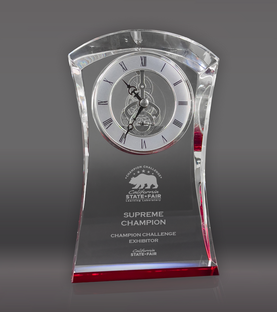 Red Crystal Clock