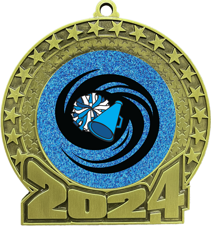 2024 Cheer Insert Medal