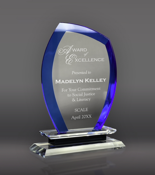 Cool Blue Crystal Essex Award