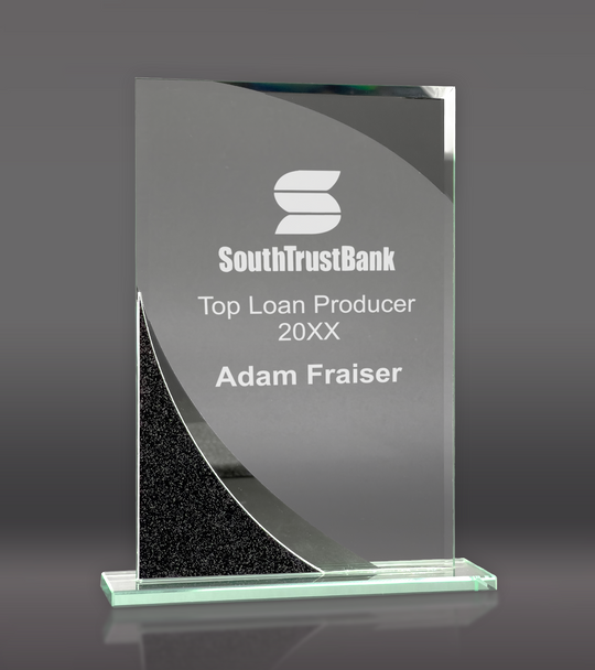 Rectangle Designer Glass Award