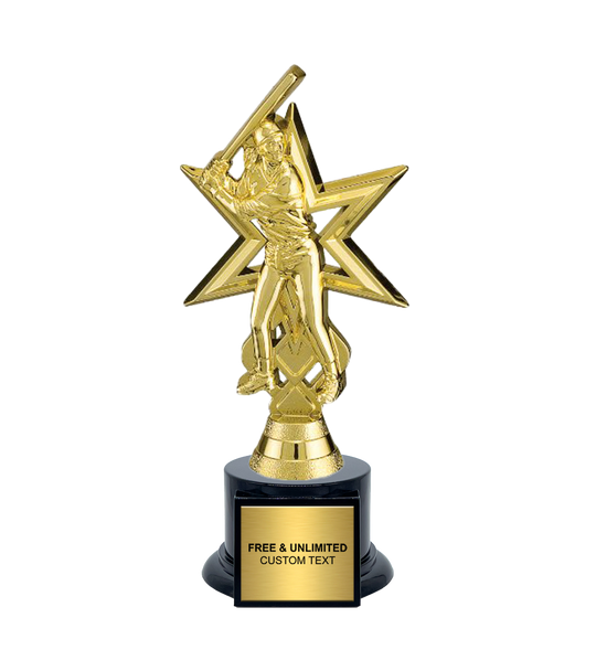 Championship Star Softball Trophy