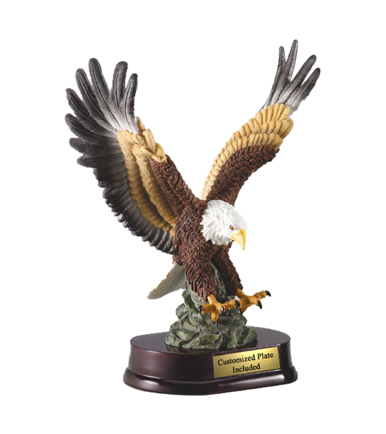 Hand Painted Eagle In Flight Award