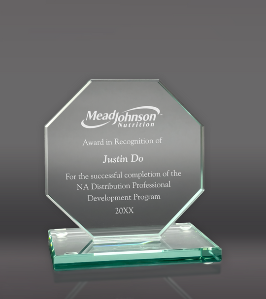 Octagon Glass Award