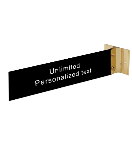 Gold Wall Bracket With Name Plate