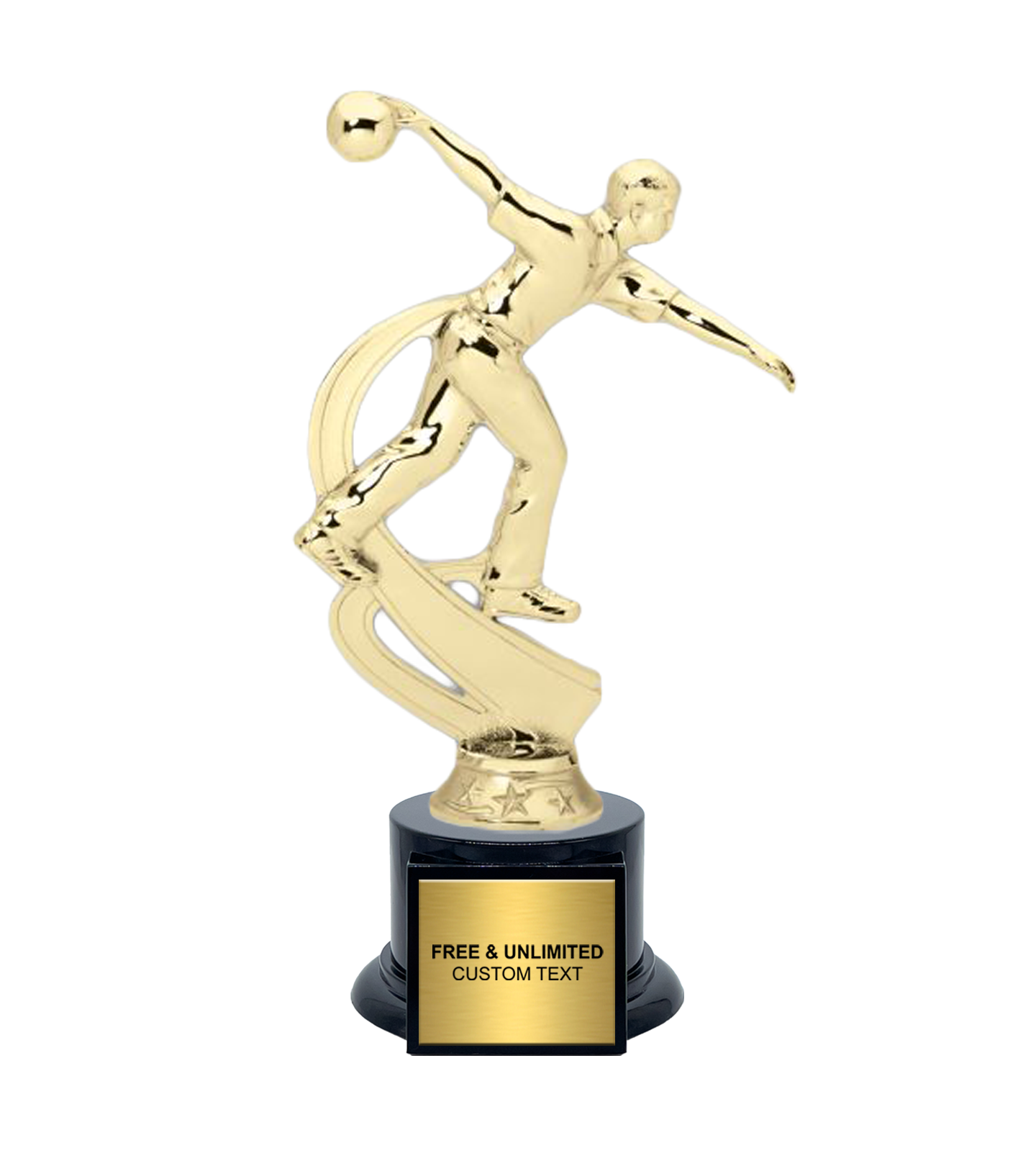 Motion Male Bowling Trophy