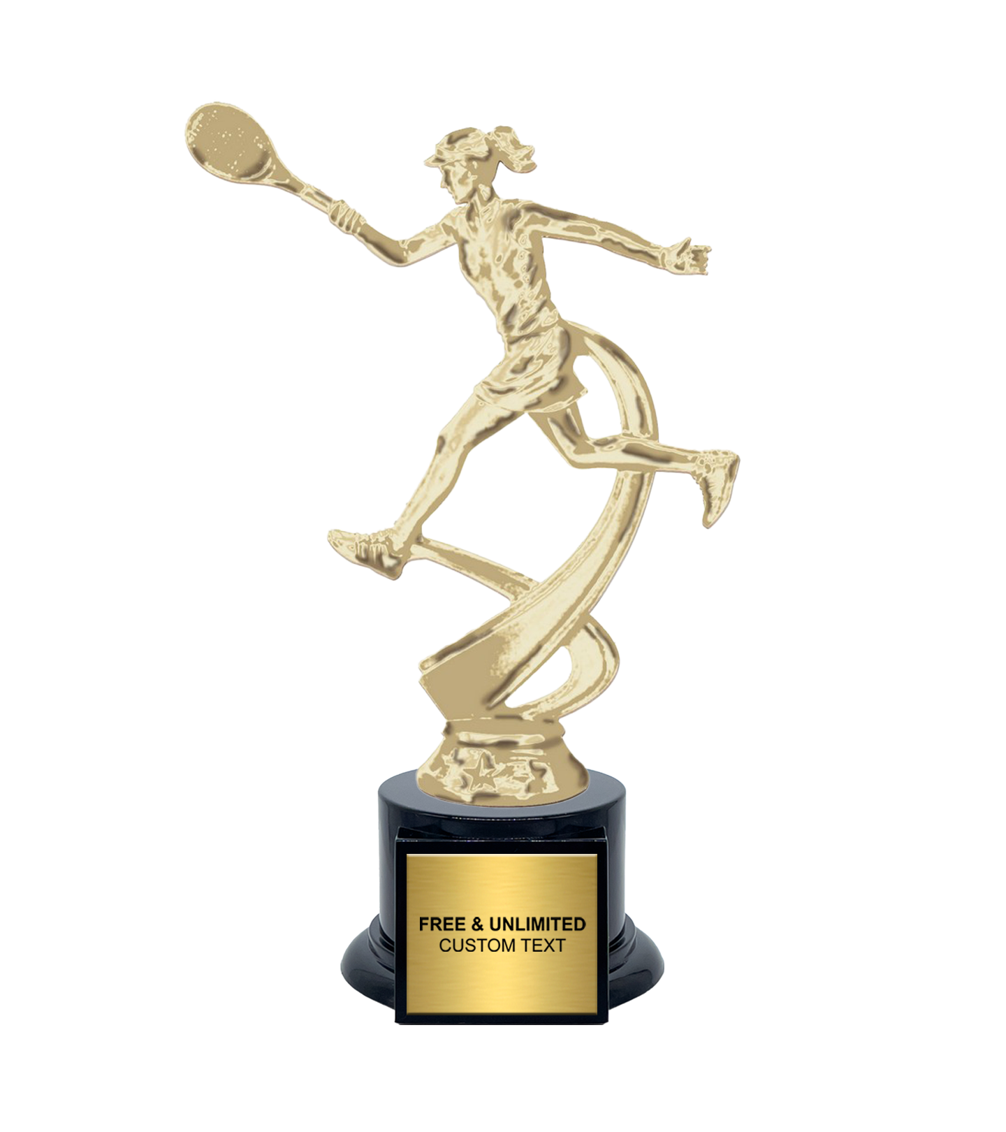 Motion Female Tennis Trophy