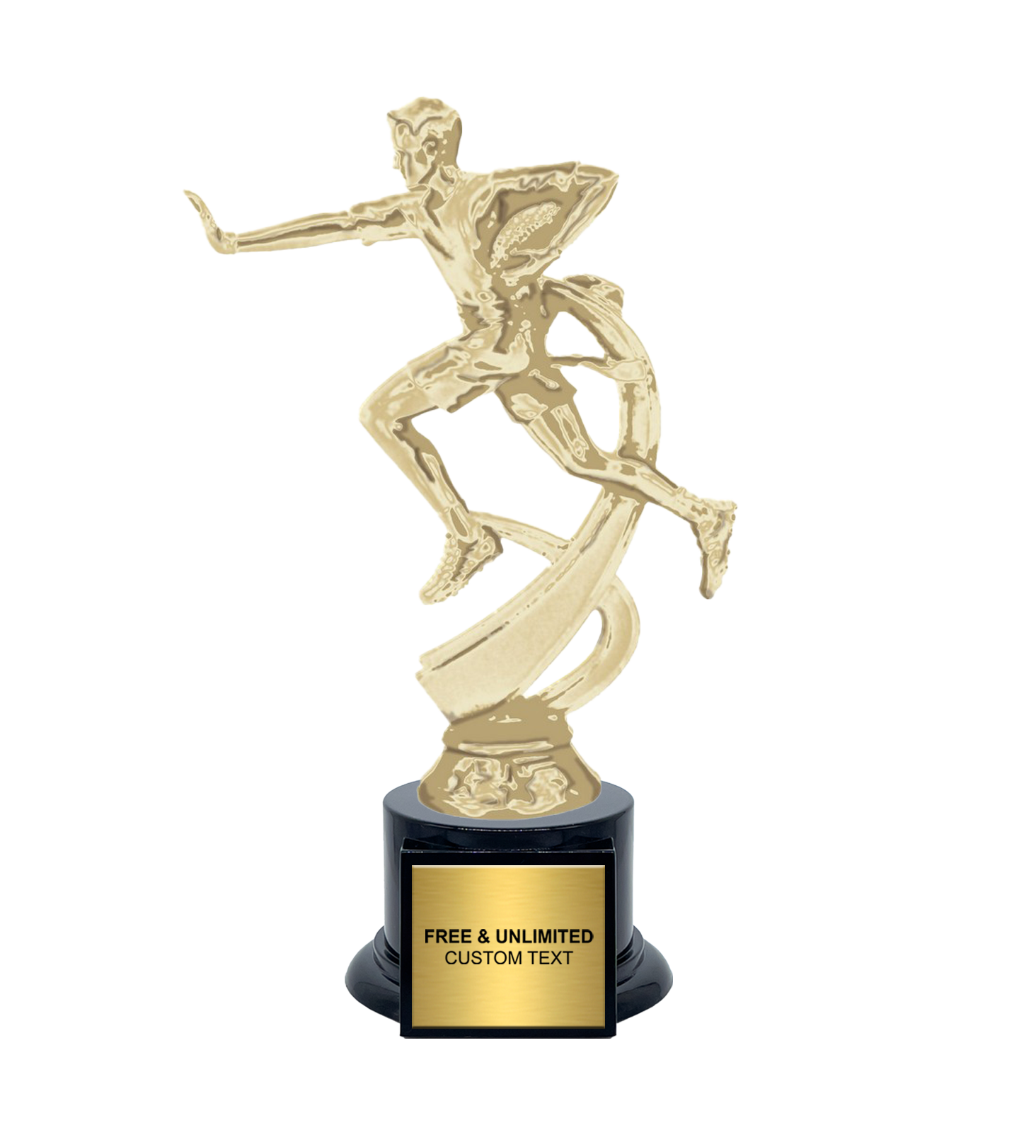 Motion Male Flag Football Trophy