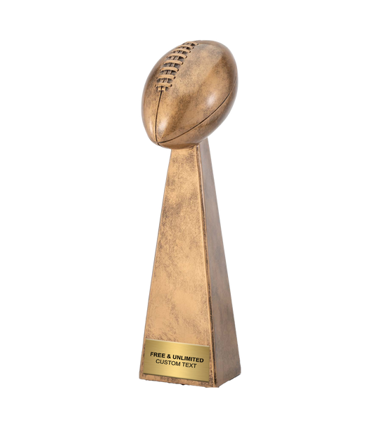 Antique Gold Fantasy Football Tower