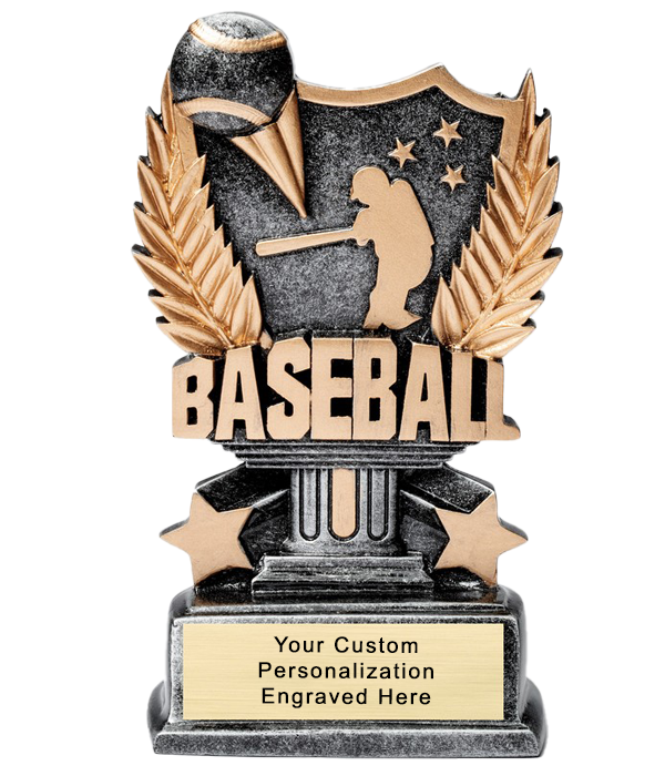Bronze and silver Baseball Award