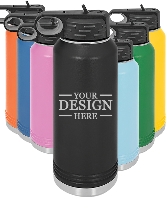 32 oz Custom Insulated Water Bottle