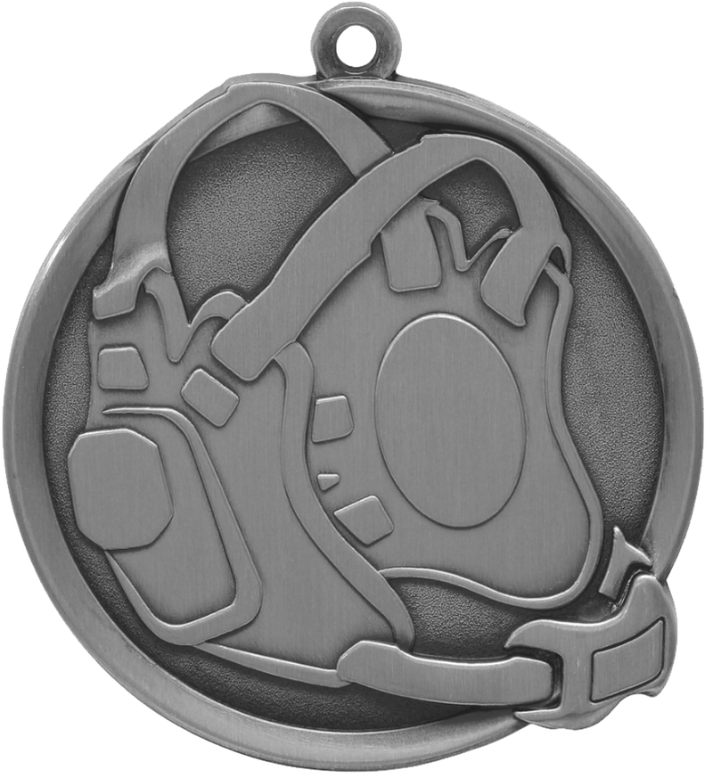 Silver Premier Wrestling Medal