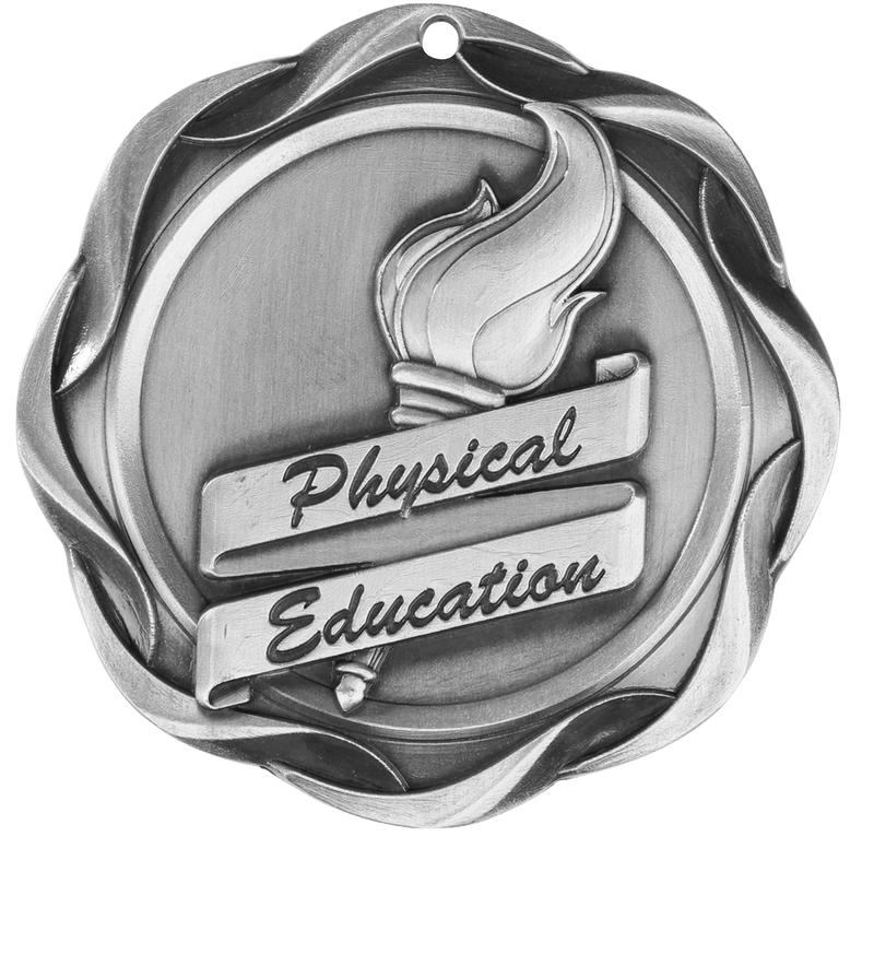 Silver Fusion Physical Education Medal