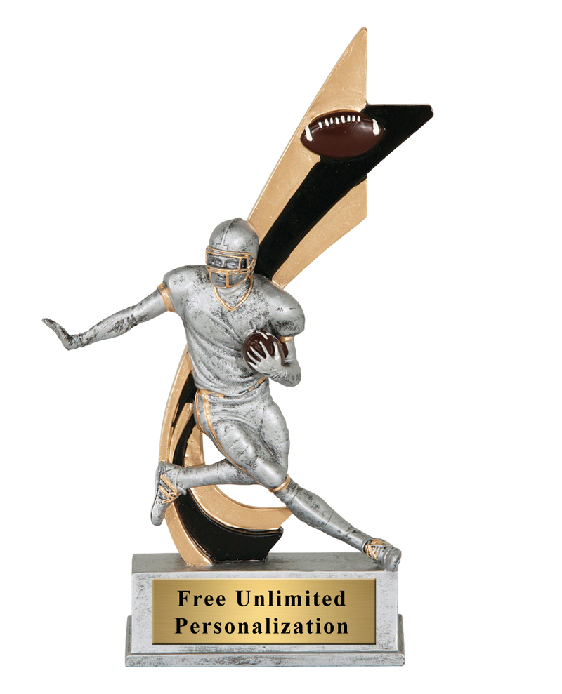 Live Action Football Trophies