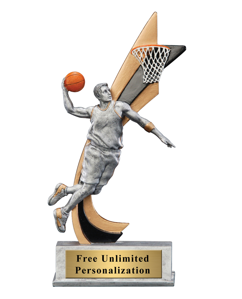 Live Action Basketball Trophy - Male