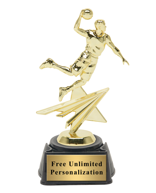 Star Action Boys Basketball Trophies