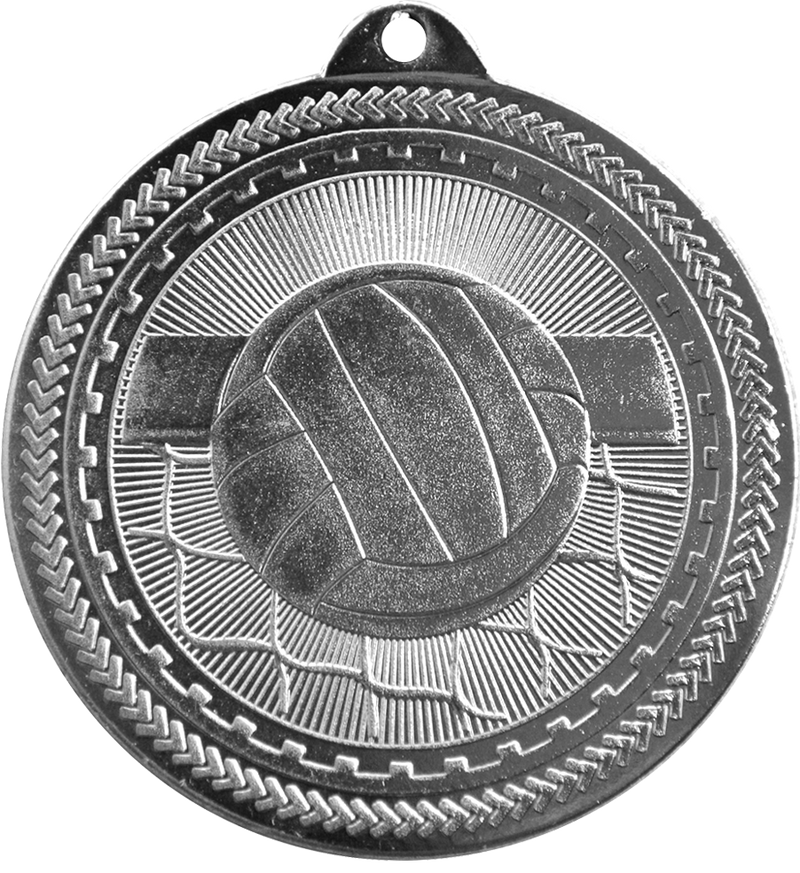 Silver BriteLazer Volleyball Medal