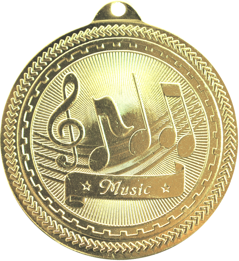 Gold BriteLazer Music Medal