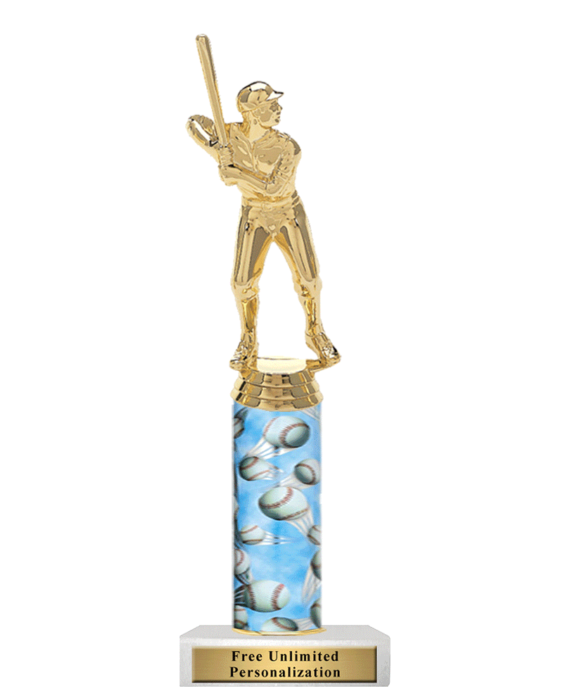 Baseball Column Trophy