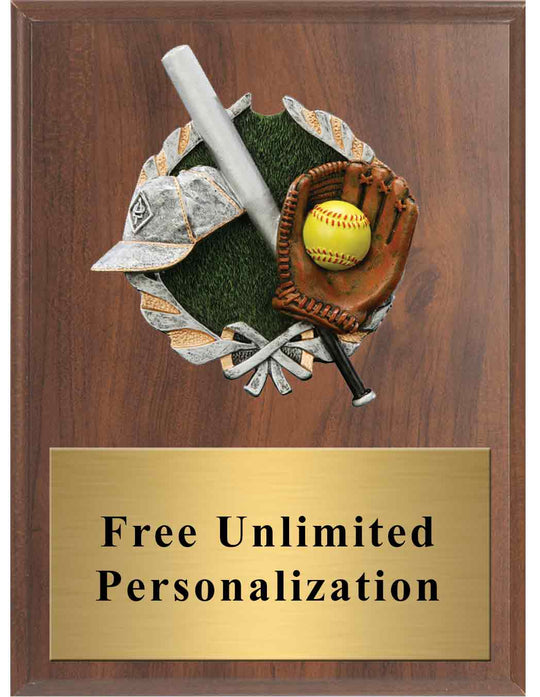 Softball Millennium Plaque