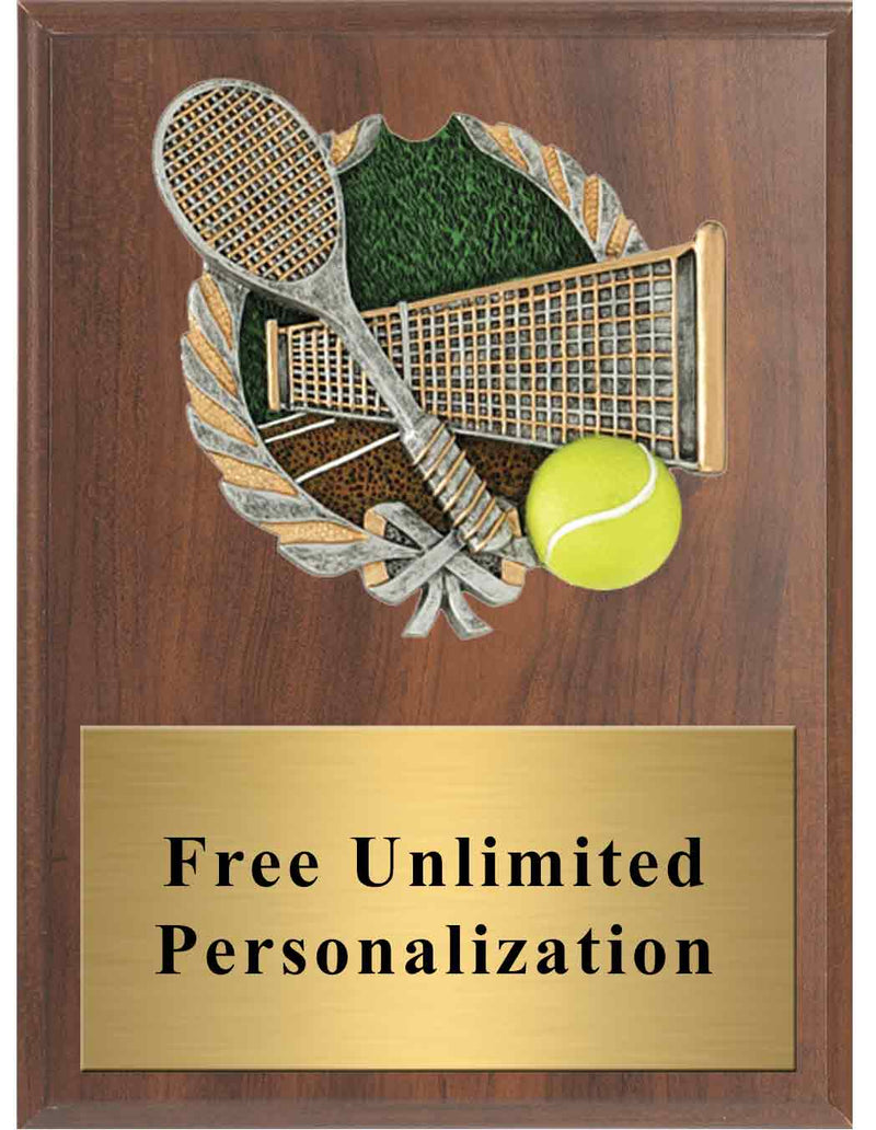 Cherry Tennis Millennium Plaque