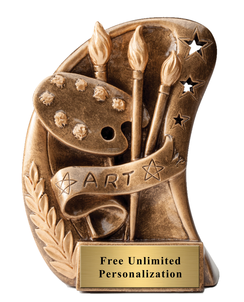 Star Curved Art Trophy