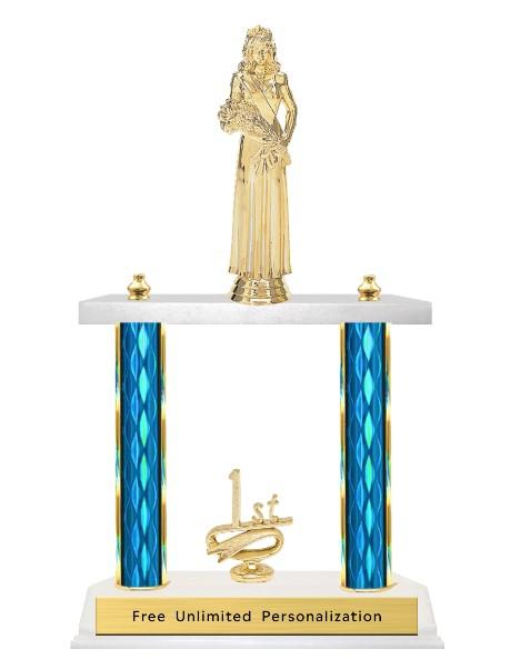 Double Column Trophy - Beauty Pageant