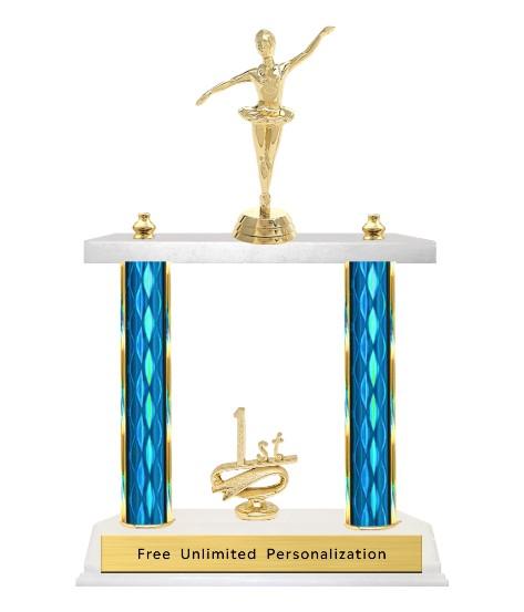Double Column Trophy - Dance