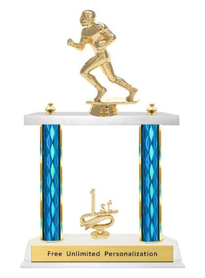 Double Column Trophy - Football