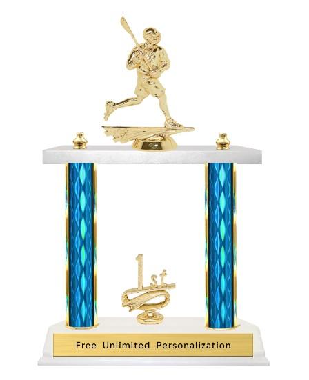 Double Column Trophy - Lacrosse