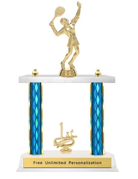 Double Column Trophy - Tennis