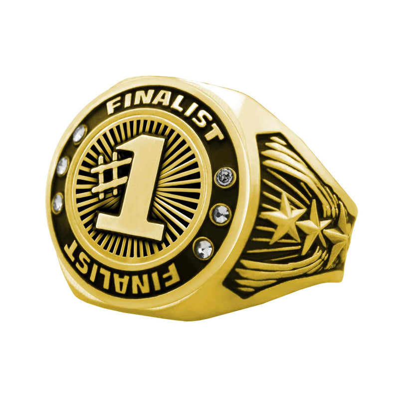 Bright Gold First Place Championship Ring - Finalist