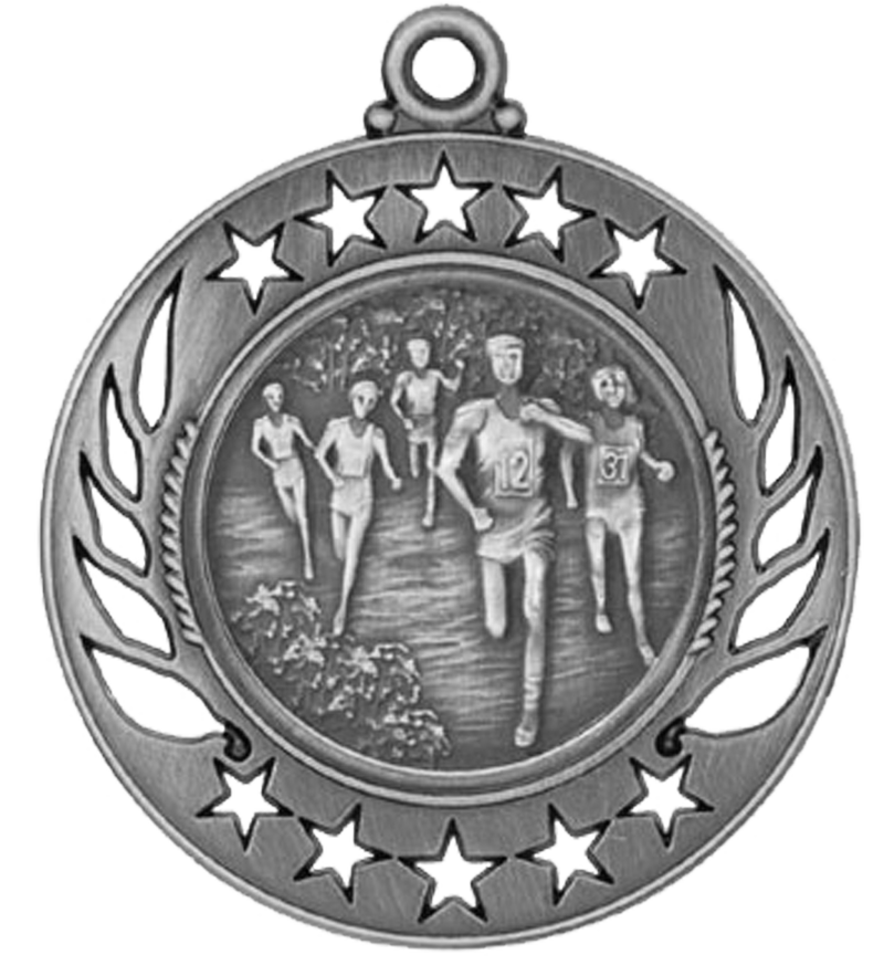 Silver Galaxy Cross Country Medal