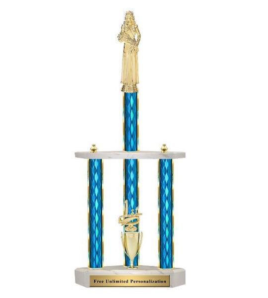 Giant Three Post Trophy Beauty Pageant
