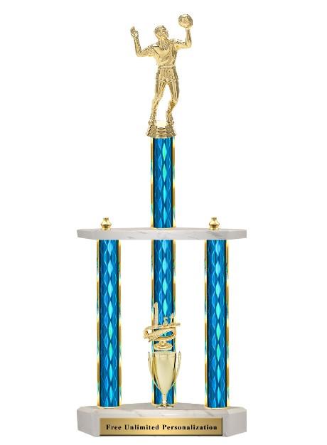 Giant Three Post Trophy Volleyball