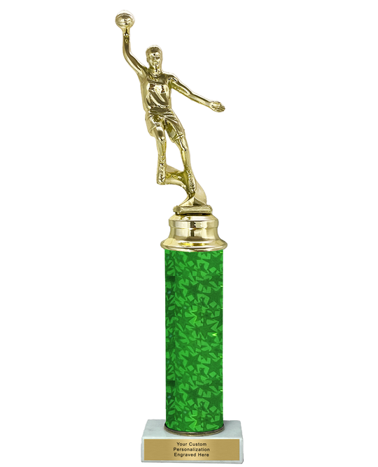 StarBlast Column Girls Basketball Trophy