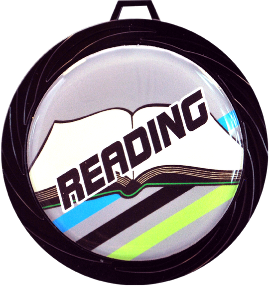 Black Lazer Reading Medal