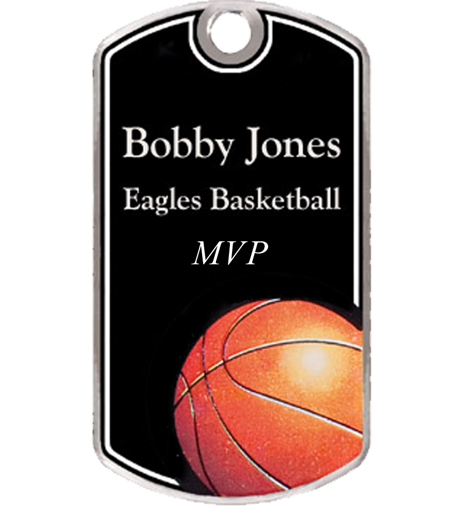 Basketball Dog Tag