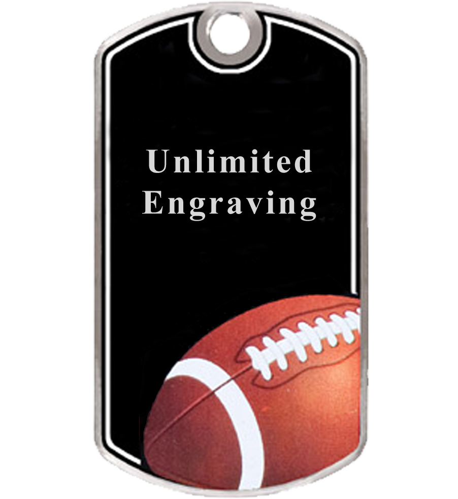 Football Dog Tag