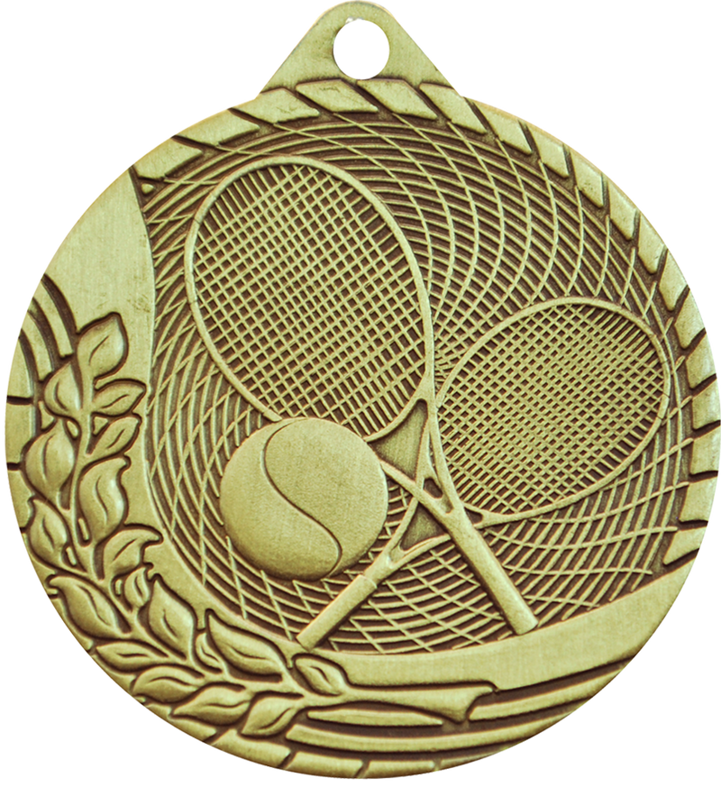 Gold Budget Tennis Medal