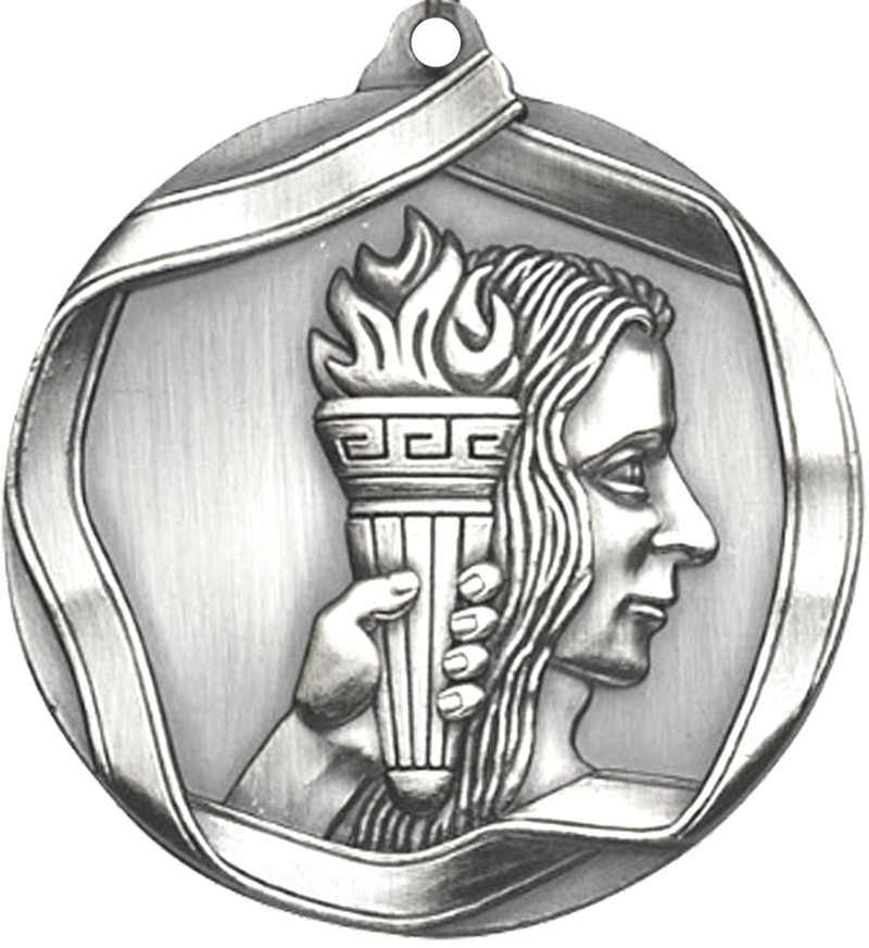 Silver Die Cast Achievement Medal