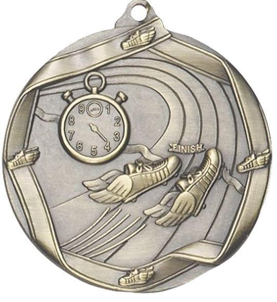 Die Cast Track Medal