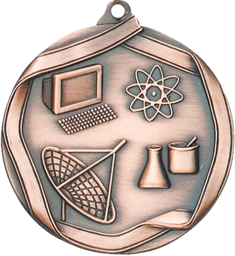 Bronze Die Cast Science Medal