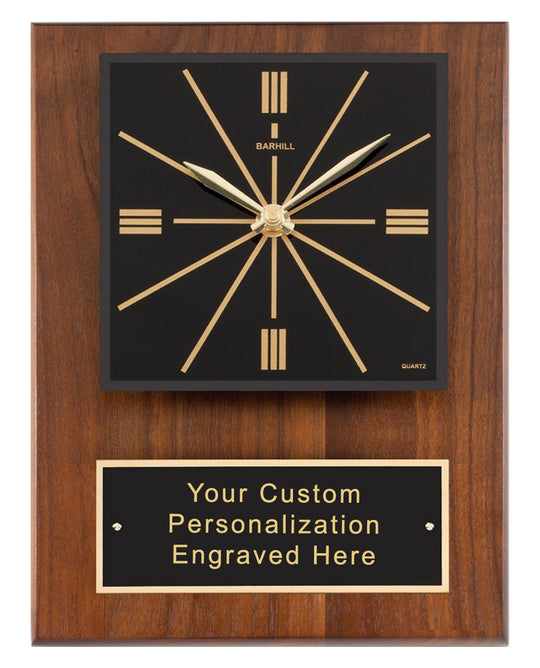 Walnut Clock Plaque