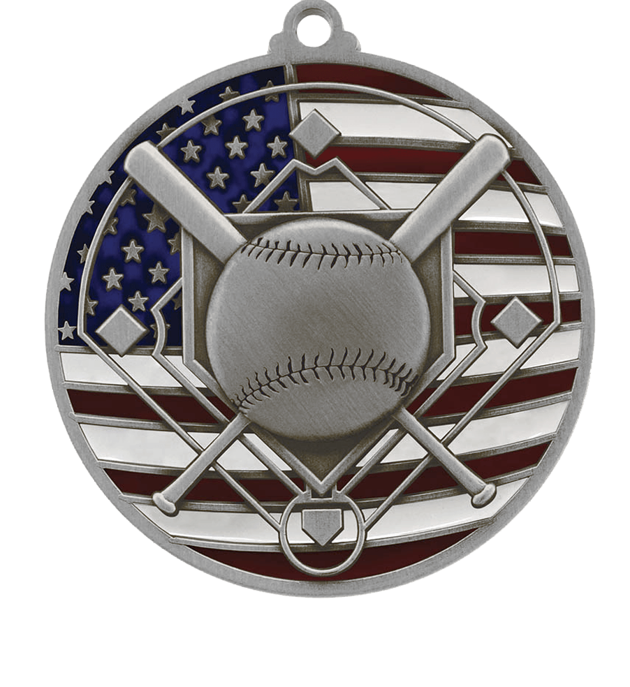 Baseball Medals – Team Sport Award Trophy With FREE Lanyard – VM101, Free Shipping