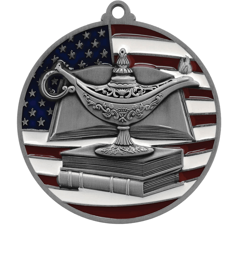 Silver USA Flag Academic Medal